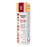 Mayinglong Hemorrhoid Ointment 10g Tubes by Mayinglong—Chinese herbal formula for hemorrhoid relief, in packaging with red and yellow text; net weight 0.35 oz (10g).
