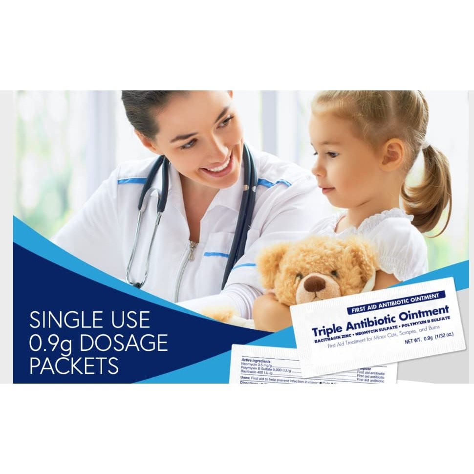 Globe Triple Antibiotic Ointment .9gr Packets (Box of 144)