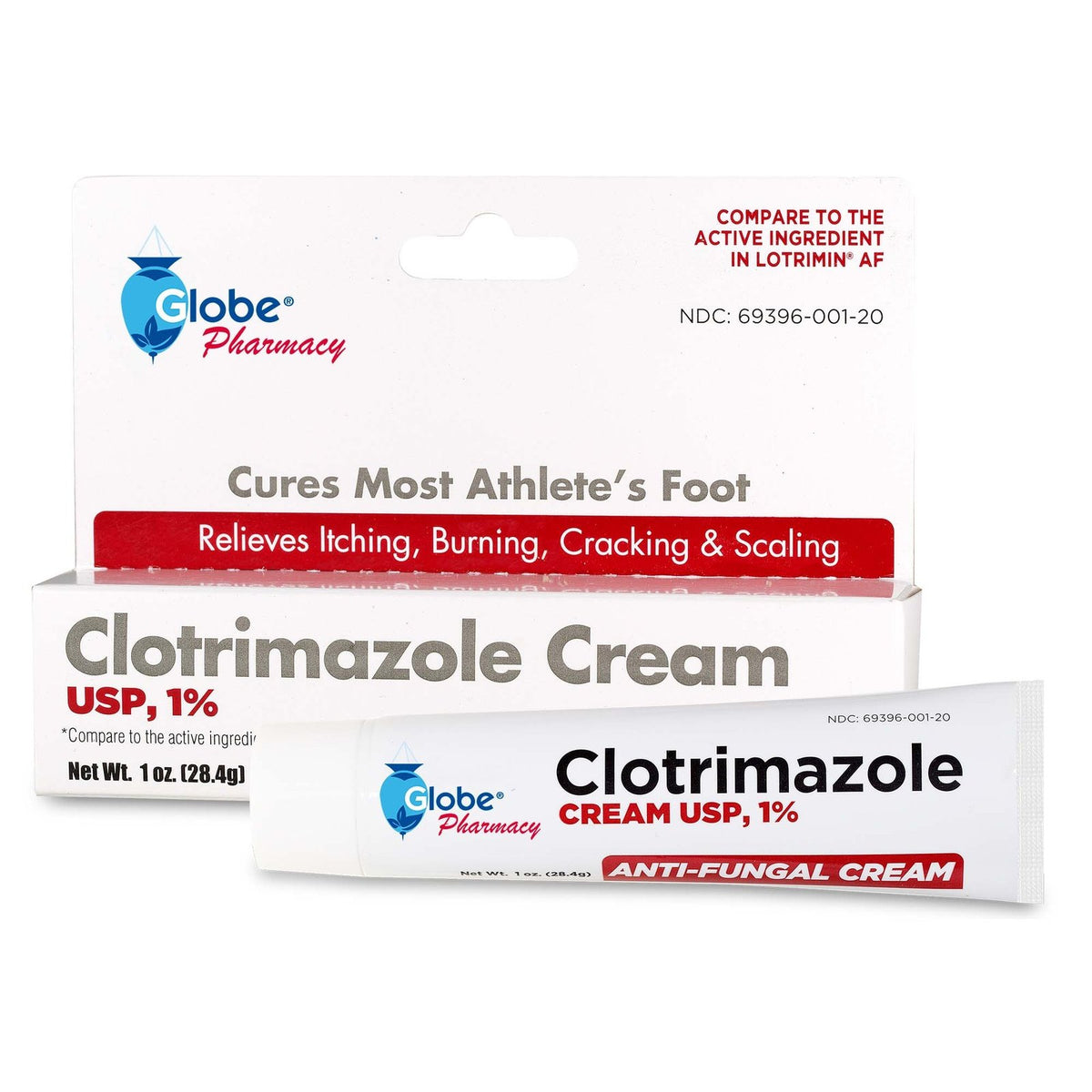 GLOBE Pharmacy Clotrimazole 1% Cream 1 OZ