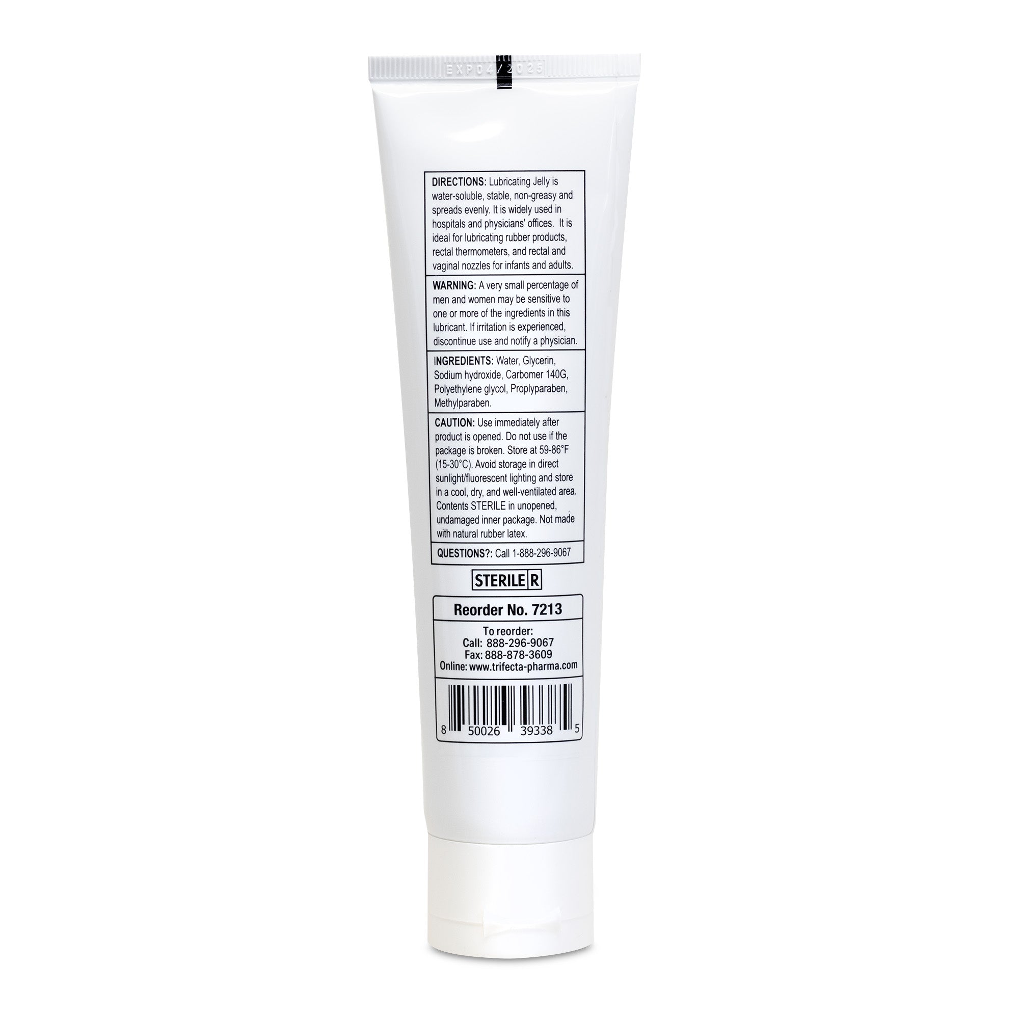 Globe Sterile Lubricating Jelly, 4fl Oz Tube Box of 12, Water Soluble, TriSelfcare by Trifecta Pharmaceuticals Globe Sterile Lubricating Jelly, 4fl Oz Tube Box of 12, Water Soluble, TriSelfcare by Trifecta Pharmaceuticals