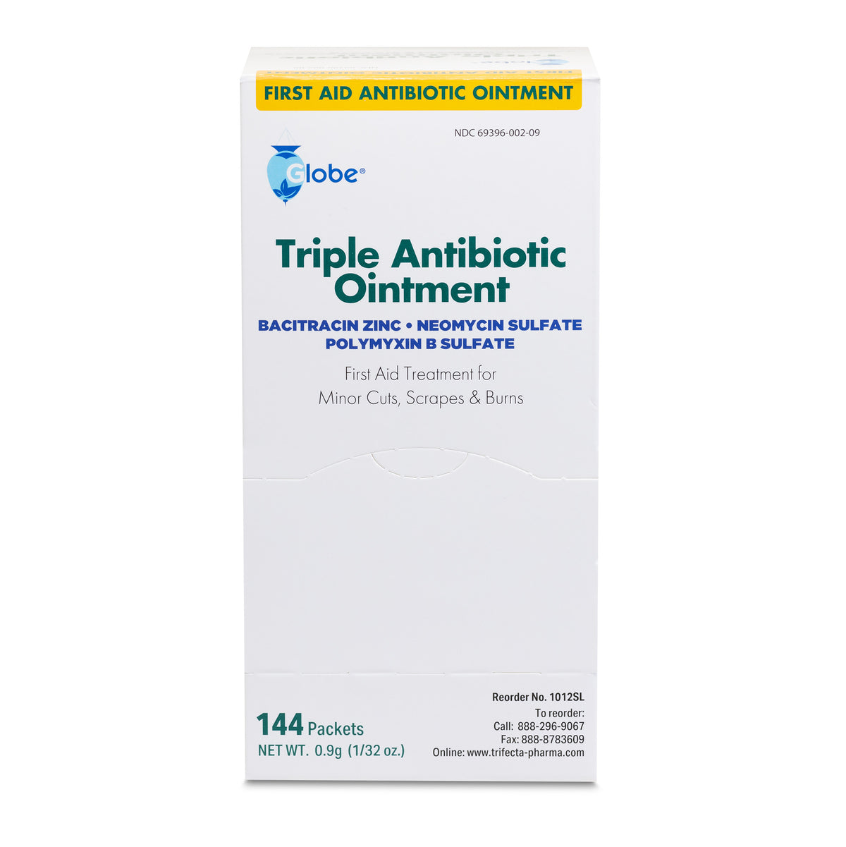 Globe Triple Antibiotic Ointment .9gr Packets (Box of 144)