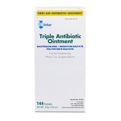 Globe Triple Antibiotic Ointment .9gr Packets (Box of 144)