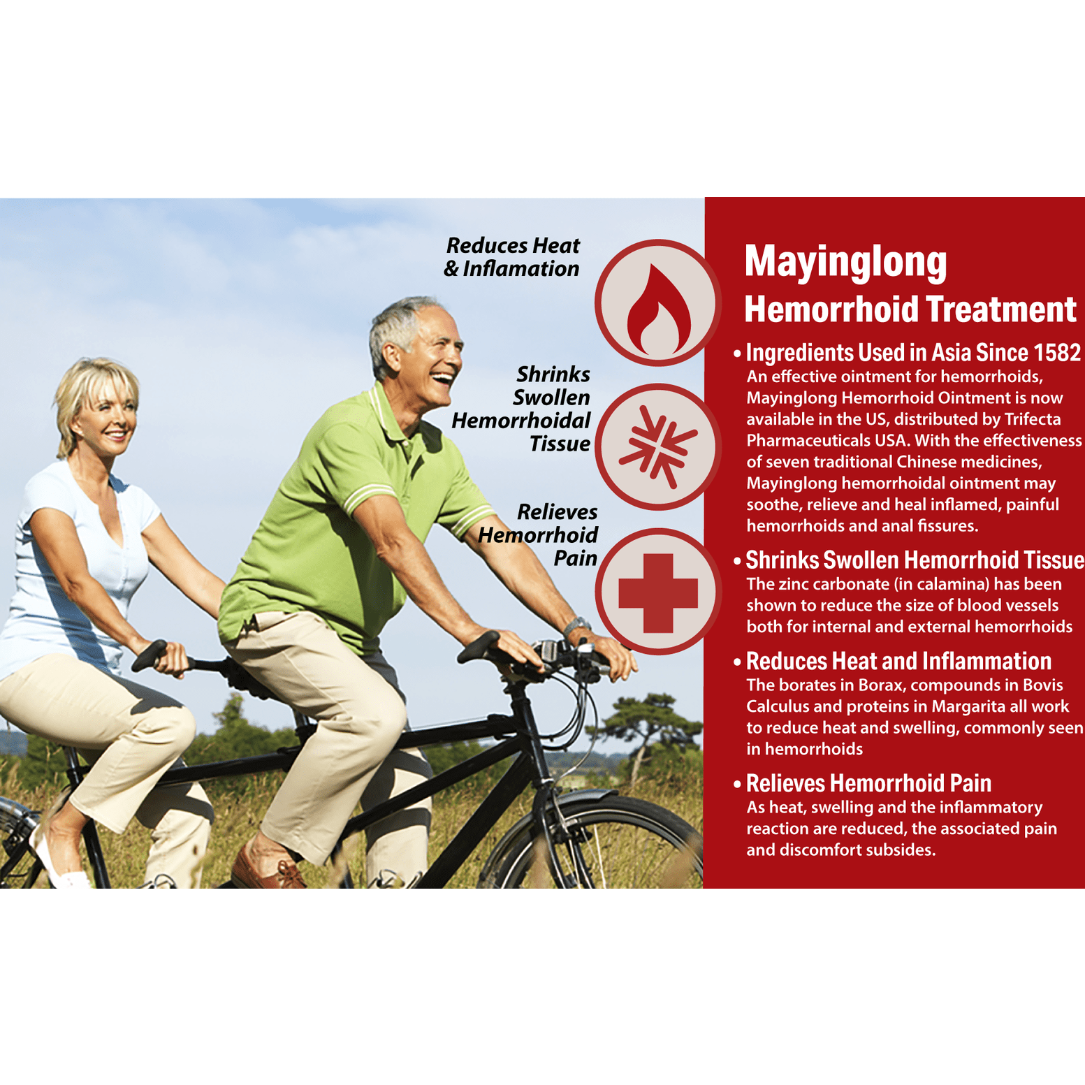Mayinglong Hemorrhoid Ointment 10g Tubes