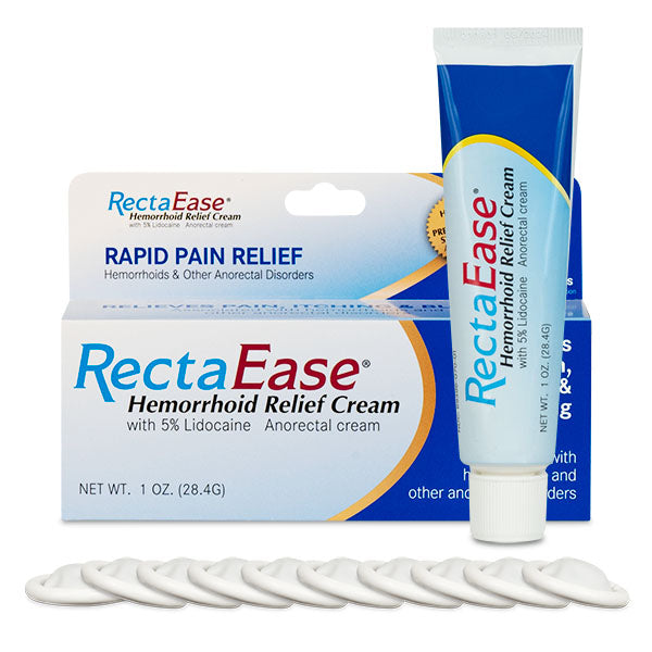RectaEase |  Lidocaine 5% Topical Anorectal Numbing Cream for Treatment of Hemorrhoids & Other Anorectal Disorders